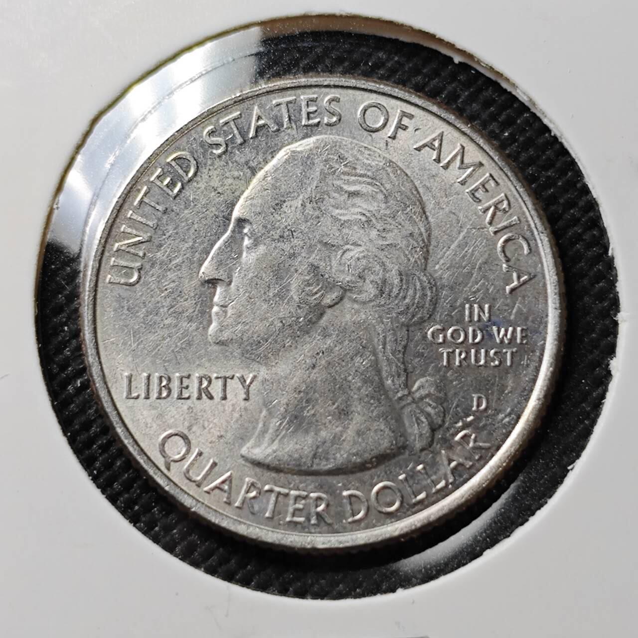 KK钱币收藏小铺  第387期  2月预留时间 周末发货  美国25分纪念币