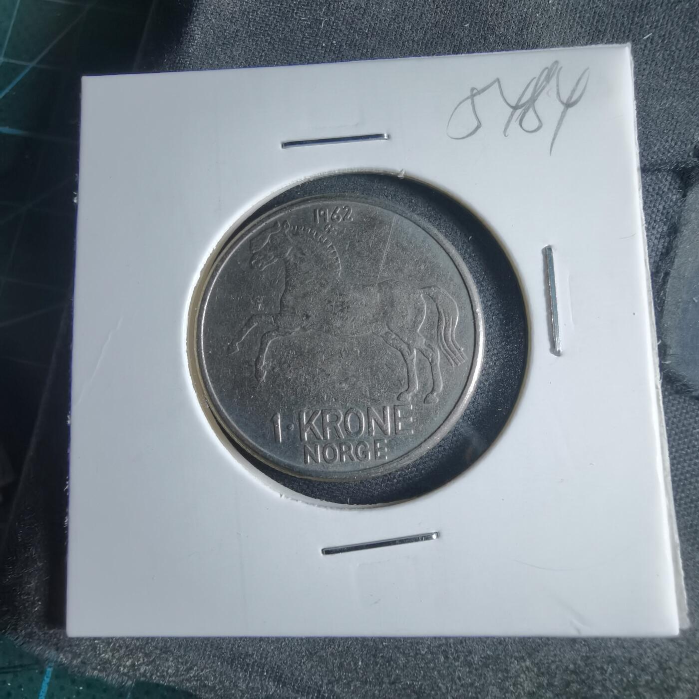 沼泽如烟--第954场 挪威1962年1克朗