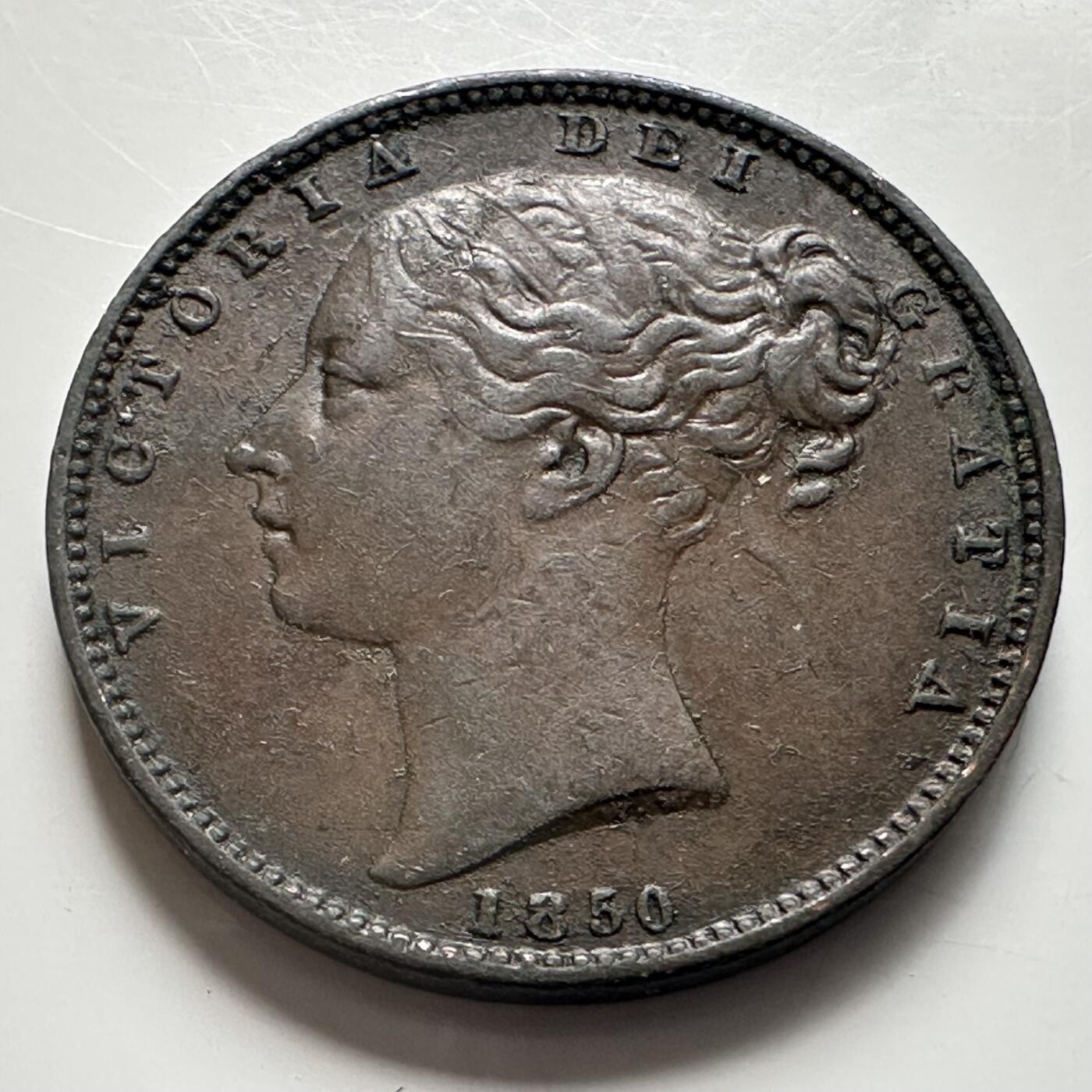 🌹外币初藏🌹🐯2026年第4场  每周二四六晚8️⃣点 接代拍 英国1850年一法新 细节好