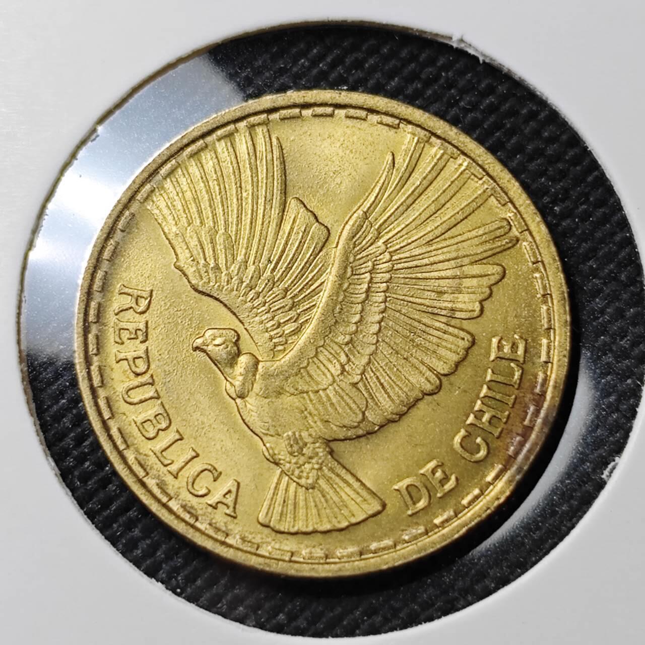 KK钱币收藏小铺  第387期  2月预留时间 周末发货  智利5分飞鹰