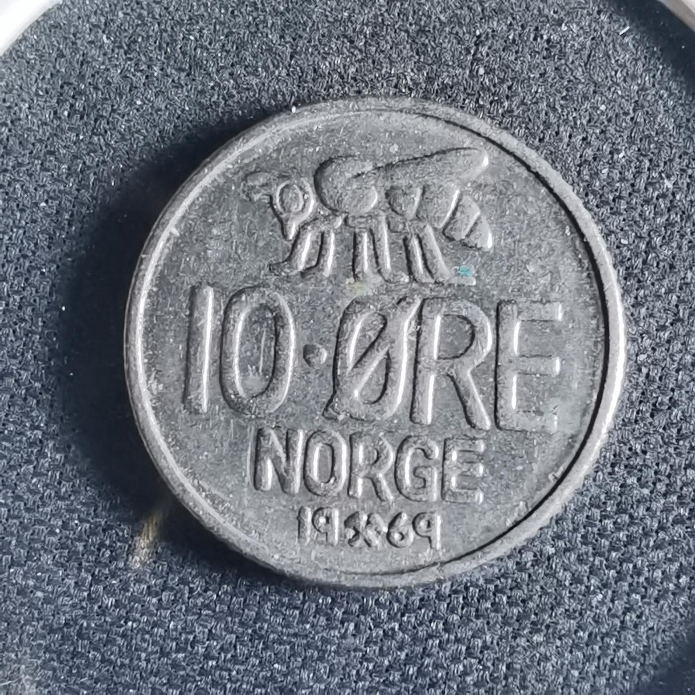 沼泽如烟--第954场 挪威1969年10欧尔