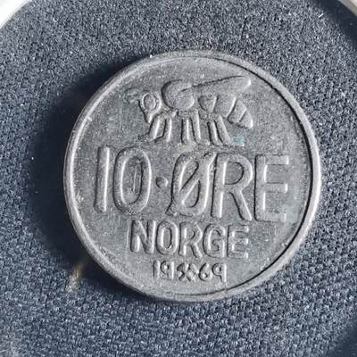 沼泽如烟--第954场 - 挪威1969年10欧尔