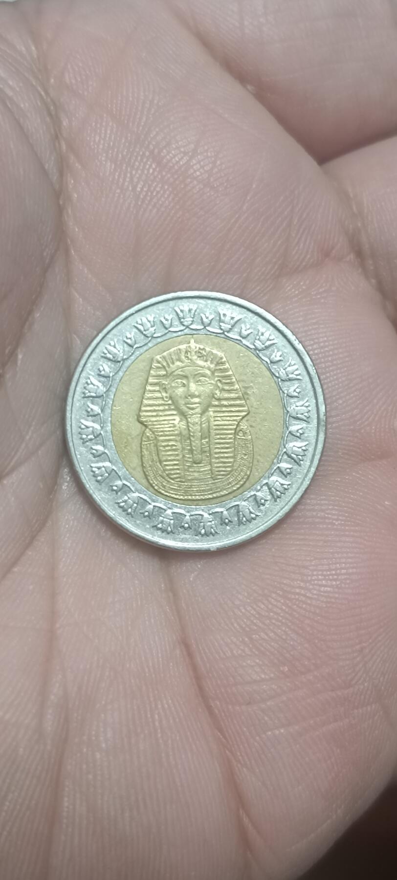 万国钱币阁第二场 埃及双色1磅