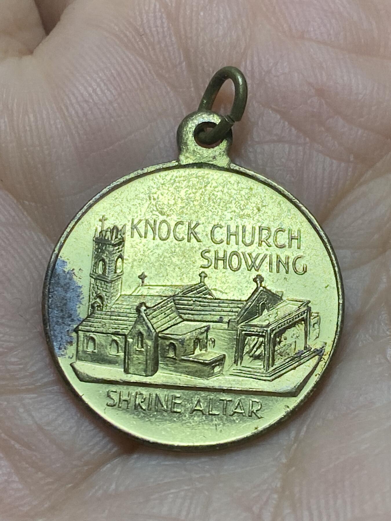 2026年第五场(总第一百七十四场）外国好品散币场(免佣金) 爱尔兰🇮🇪诺克圣母圣地宗教纪念章，直径22mm，重4g
