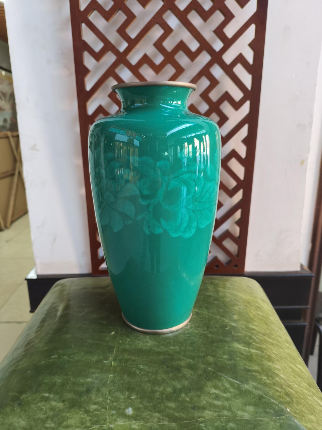 海外回流精品专场1.11 日本回流全新大号七宝烧花瓶一只