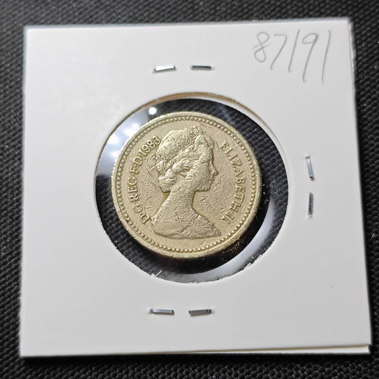 KK钱币收藏小铺  第387期  2月预留时间 周末发货  英国1镑