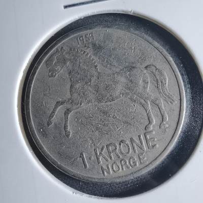 沼泽如烟--第954场 - 挪威1959年1克朗