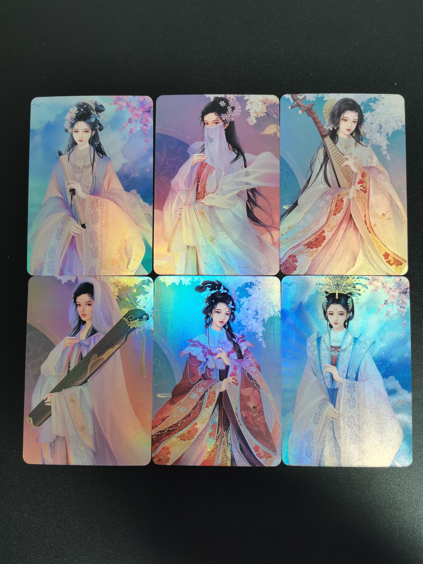 NO.20.5 好又多妹卡大赏，祝你新年旺桃花~只能从此链接进的专场！新店点关注不迷路~每周一站式配齐，方便凑单！（周5晚9点截拍，卖家送拍免费！） 宁缺 古风妹卡 粗彩6张