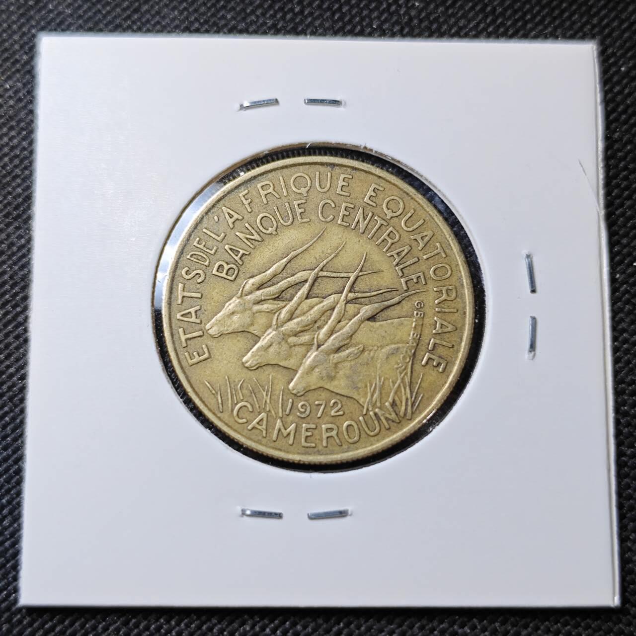 KK钱币收藏小铺  第387期  2月预留时间 周末发货  1972西非25法郎