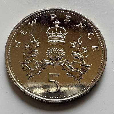 🌹外币初藏🌹🐯2026年第4场  每周二四六晚8️⃣点 接代拍 - 英国1974年五便士 精制币