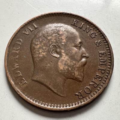 🌹外币初藏🌹🐯2026年第4场  每周二四六晚8️⃣点 接代拍 - 印度1907年1/4安娜