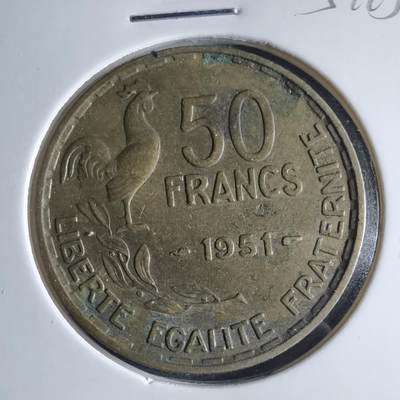 沼泽如烟--第954场 - 法国1951年50法郎