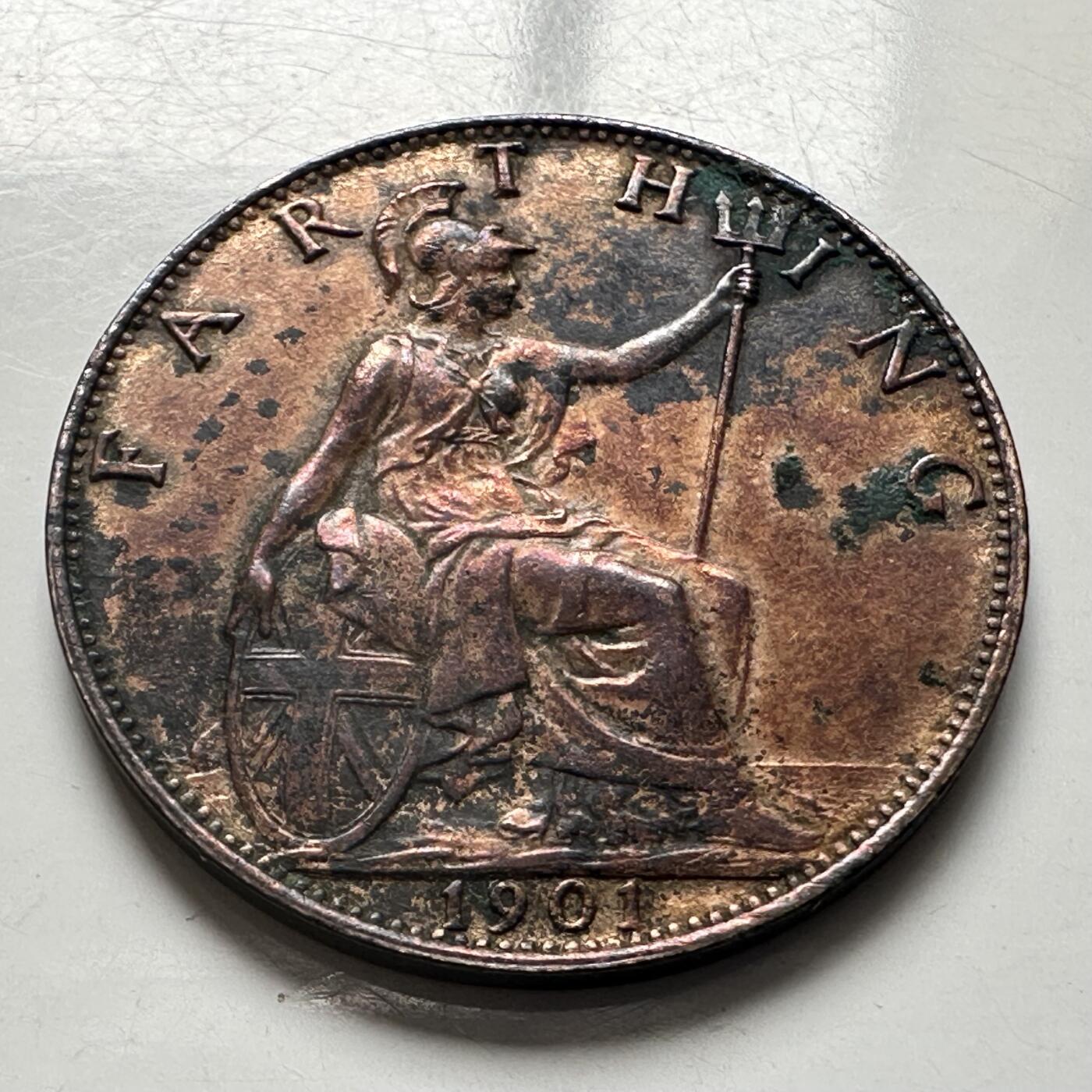 🌹外币初藏🌹🐯2026年第4场  每周二四六晚8️⃣点 接代拍 英国1901年一法新