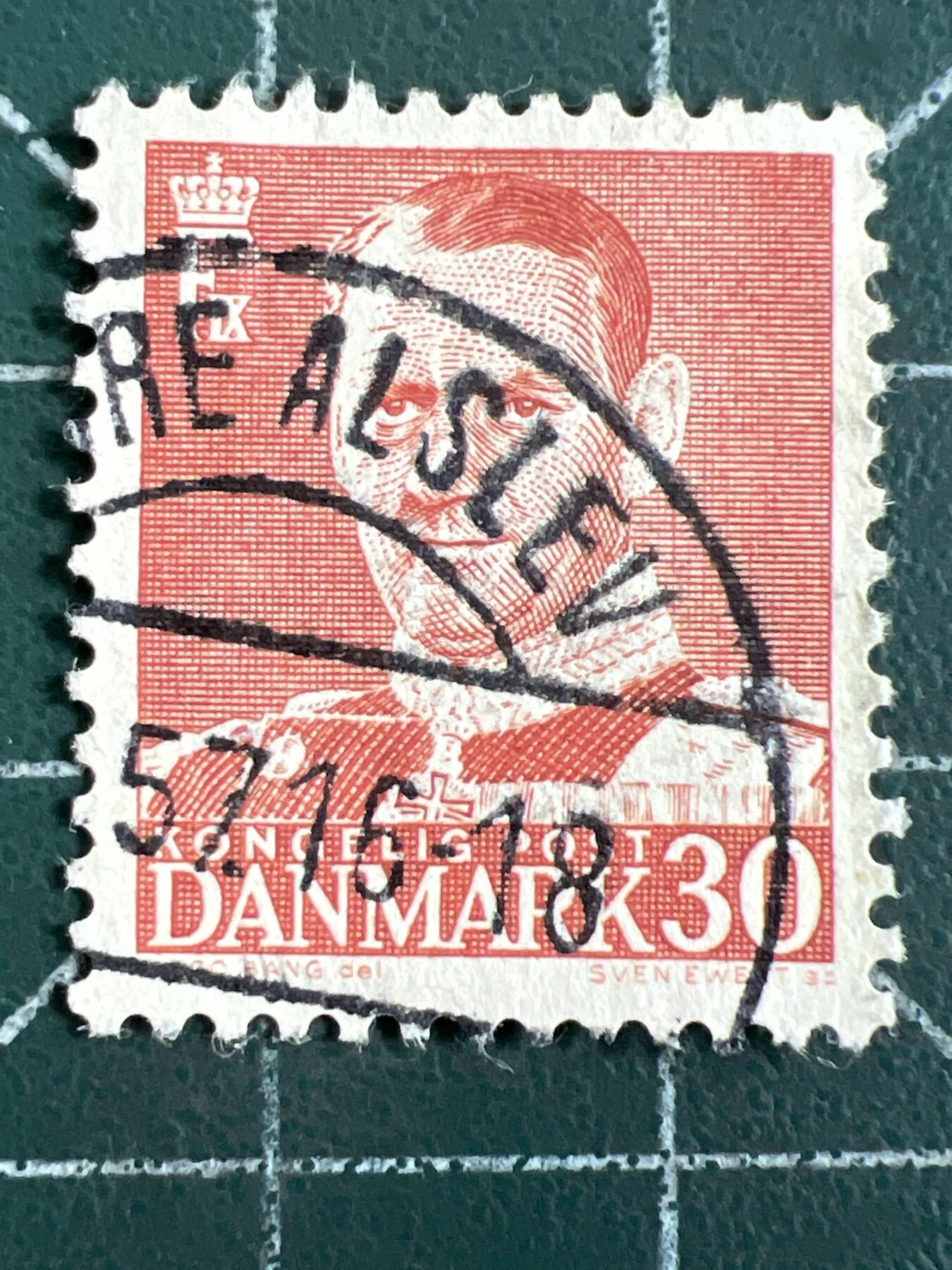 第1097 邮票专场 （无押金，捡漏，全场50包邮，偏远地区除外，接收代拍业务，本店十天发一次货） 丹麦邮票