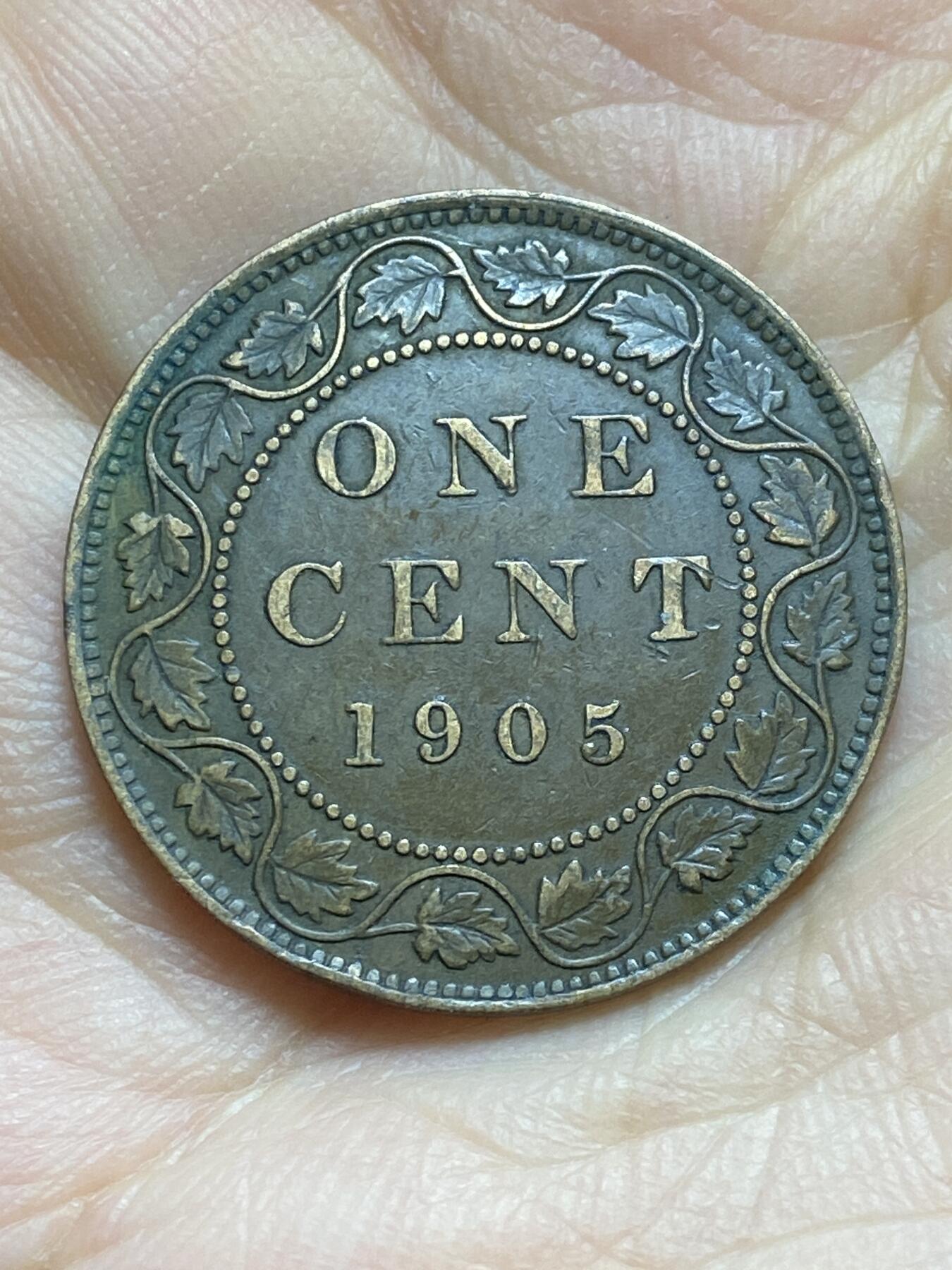 2026年第五场(总第一百七十四场）外国好品散币场(免佣金) 少见好品–加拿大🇨🇦1905年1分(爱德华七世时期)