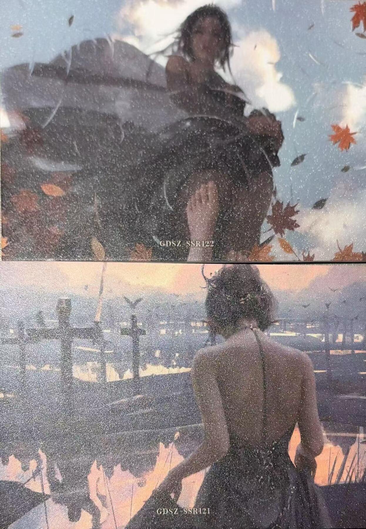 秋萤阁第40期 (1月7号周三晚上20点截拍，欢迎竞拍)  集卡社鬼刀第三弹 中位卡 表面带细闪工艺