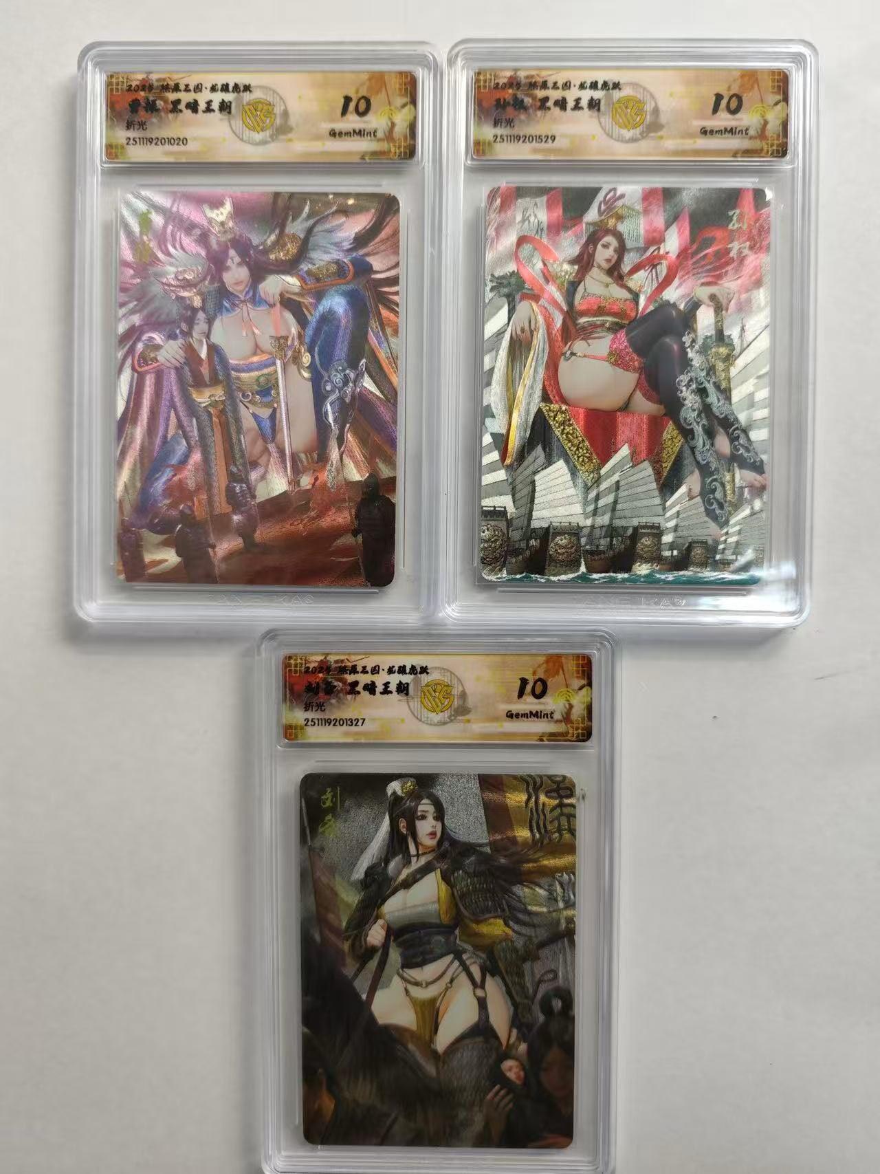 丫丫卡拍--燎原三国&各种裸卡特别场（1月9日22点截拍） 焱卡燎原三国·龙骧虎跃《黑暗王朝》曹操刘备孙权 三主公同分10G一套 折光