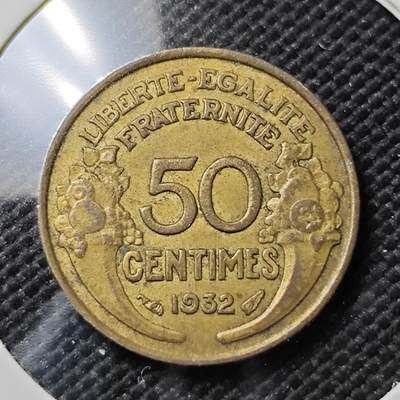 KK钱币收藏小铺  第387期  2月预留时间 周末发货 -  1932法国50分