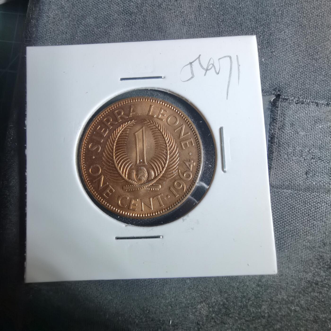 沼泽如烟--第954场 塞拉利昂1964年一分