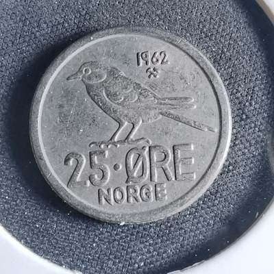 沼泽如烟--第954场 - 挪威1962年25欧尔