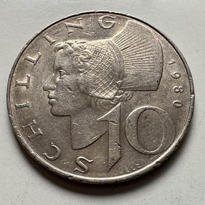 🌹外币初藏🌹🐯2026年第4场  每周二四六晚8️⃣点 接代拍 - 奥地利1980年10先令