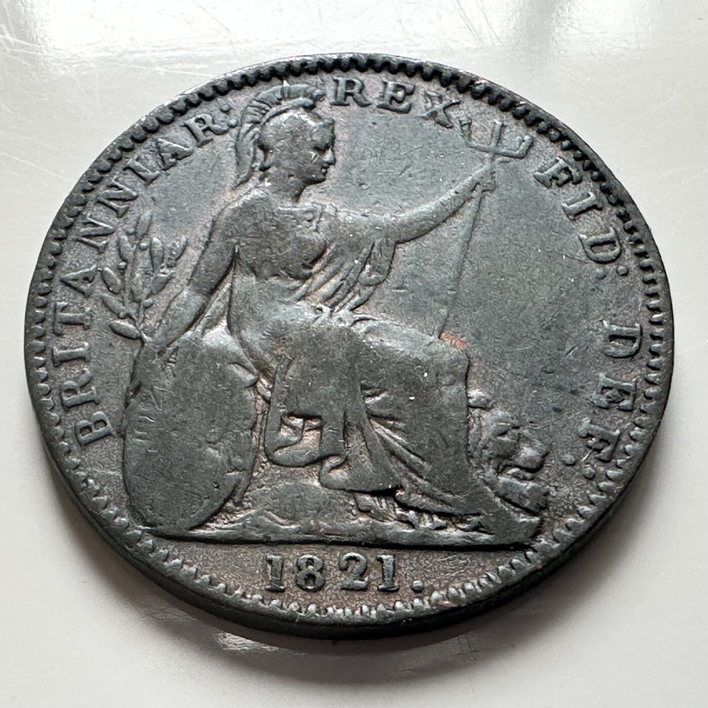 🌹外币初藏🌹🐯2026年第4场  每周二四六晚8️⃣点 接代拍 英国1821年乔治四世一法新