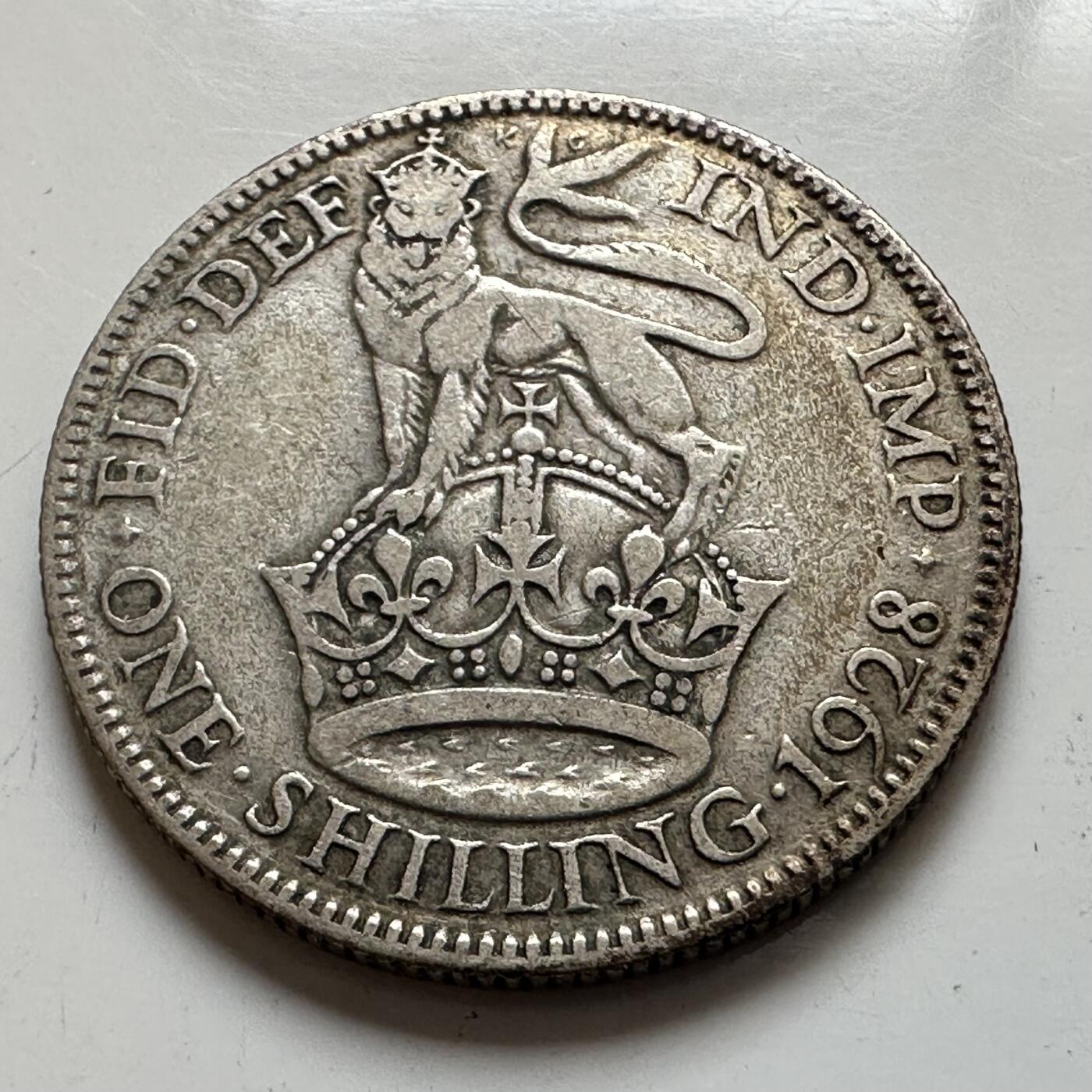 🌹外币初藏🌹🐯2026年第4场  每周二四六晚8️⃣点 接代拍 英国1928年1先令银币