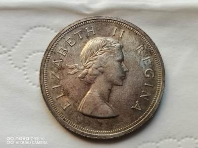 外国外币 - 英属南非1957年5先令银币