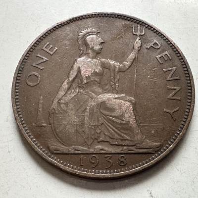 🌹外币初藏🌹🐯2026年第4场  每周二四六晚8️⃣点 接代拍 - 英国1938年一便士