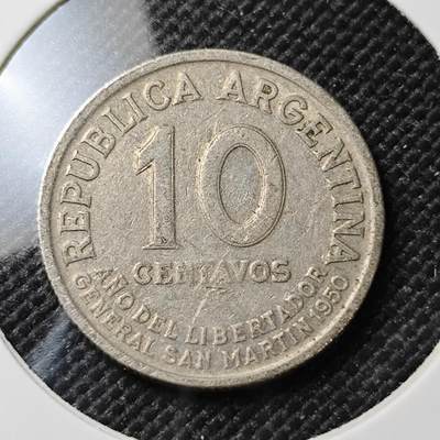 KK钱币收藏小铺  第387期  2月预留时间 周末发货 -  阿根廷10分纪念币