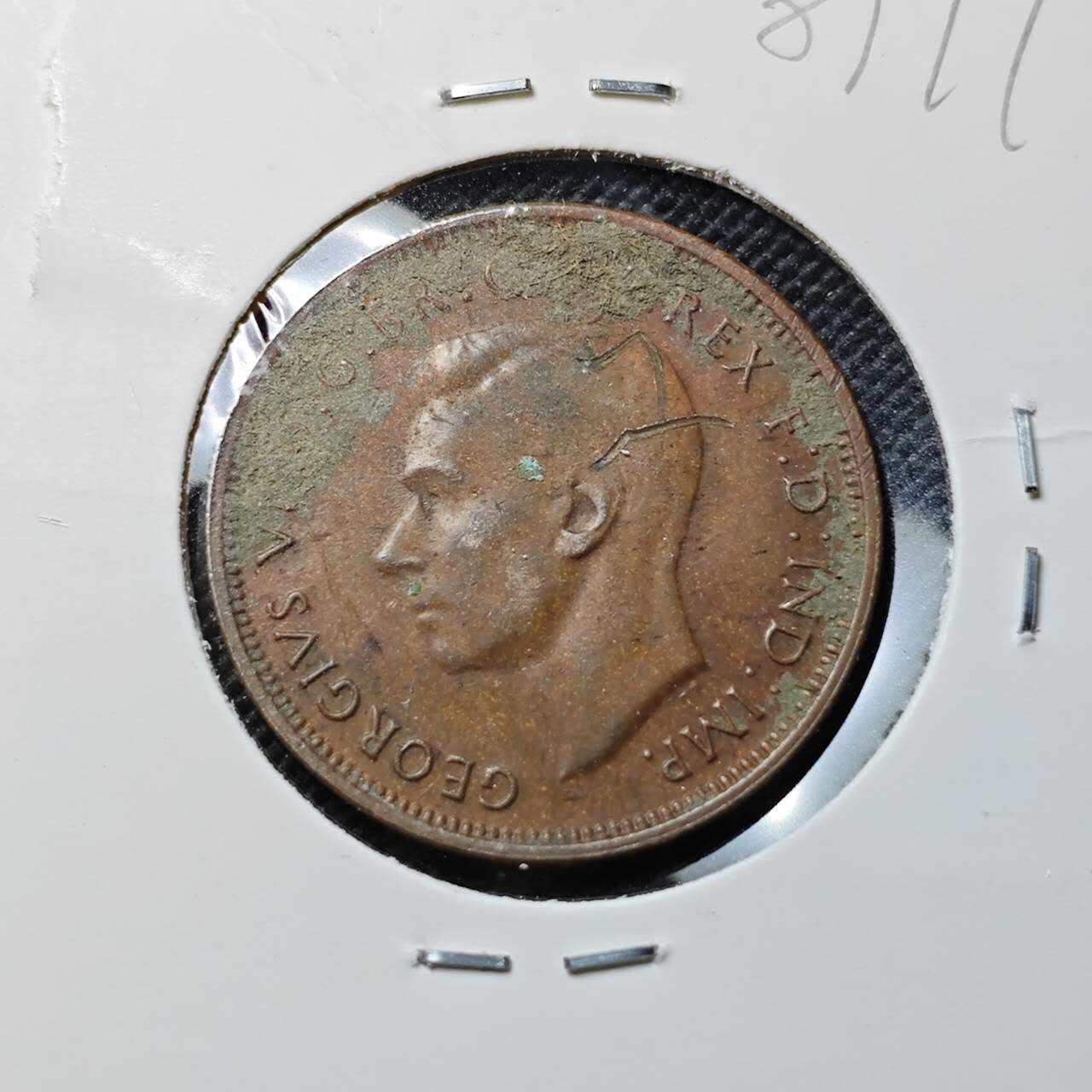 KK钱币收藏小铺  第387期  2月预留时间 周末发货  澳大利亚半便士铜币