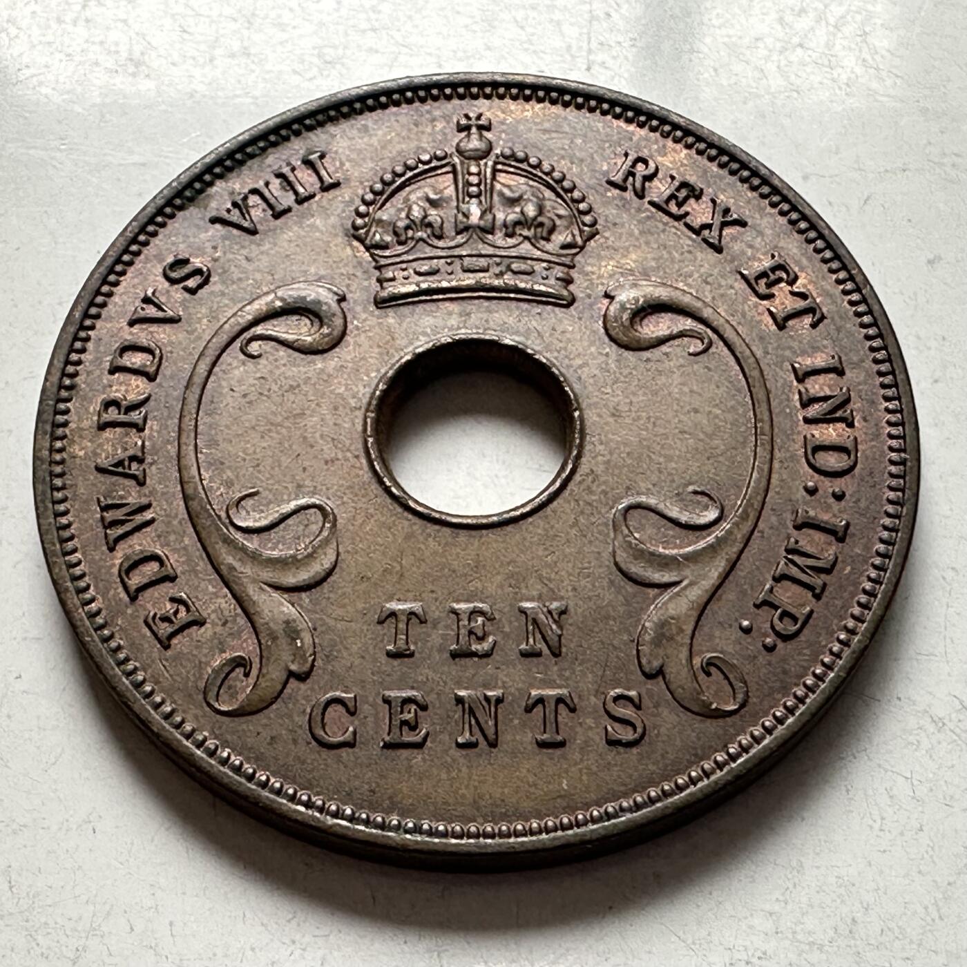 🌹外币初藏🌹🐯2026年第4场  每周二四六晚8️⃣点 接代拍 英属东非1936年爱八 10分