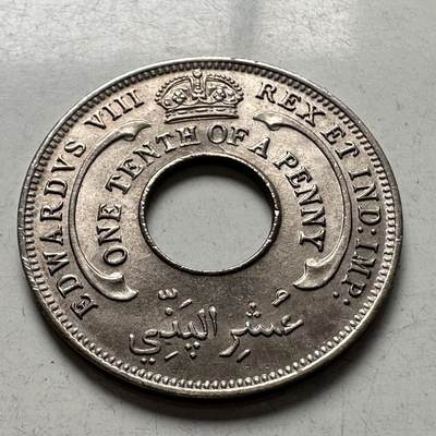 🌹外币初藏🌹🐯2026年第4场  每周二四六晚8️⃣点 接代拍 - 英属西非1936年爱八1/10便士