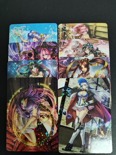 NO.20.5 好又多妹卡大赏，祝你新年旺桃花~只能从此链接进的专场！新店点关注不迷路~每周一站式配齐，方便凑单！（周5晚9点截拍，卖家送拍免费！） - 卡卡有趣 动漫妹卡 闪卡8张