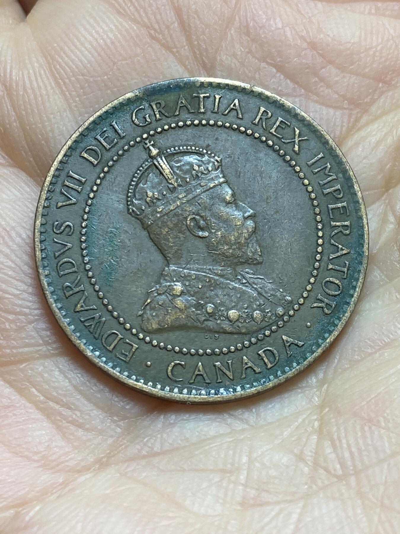 2026年第五场(总第一百七十四场）外国好品散币场(免佣金) 少见好品–加拿大🇨🇦1905年1分(爱德华七世时期)