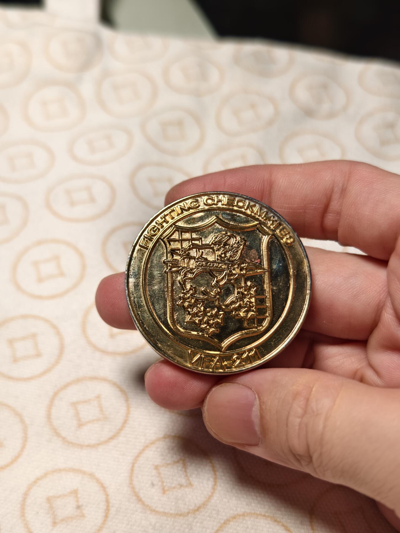 抚柳草堂-第六期章牌钱币 奖章勋章限时免佣 满百包邮 放漏专场 美国纪念章一枚 品相如图