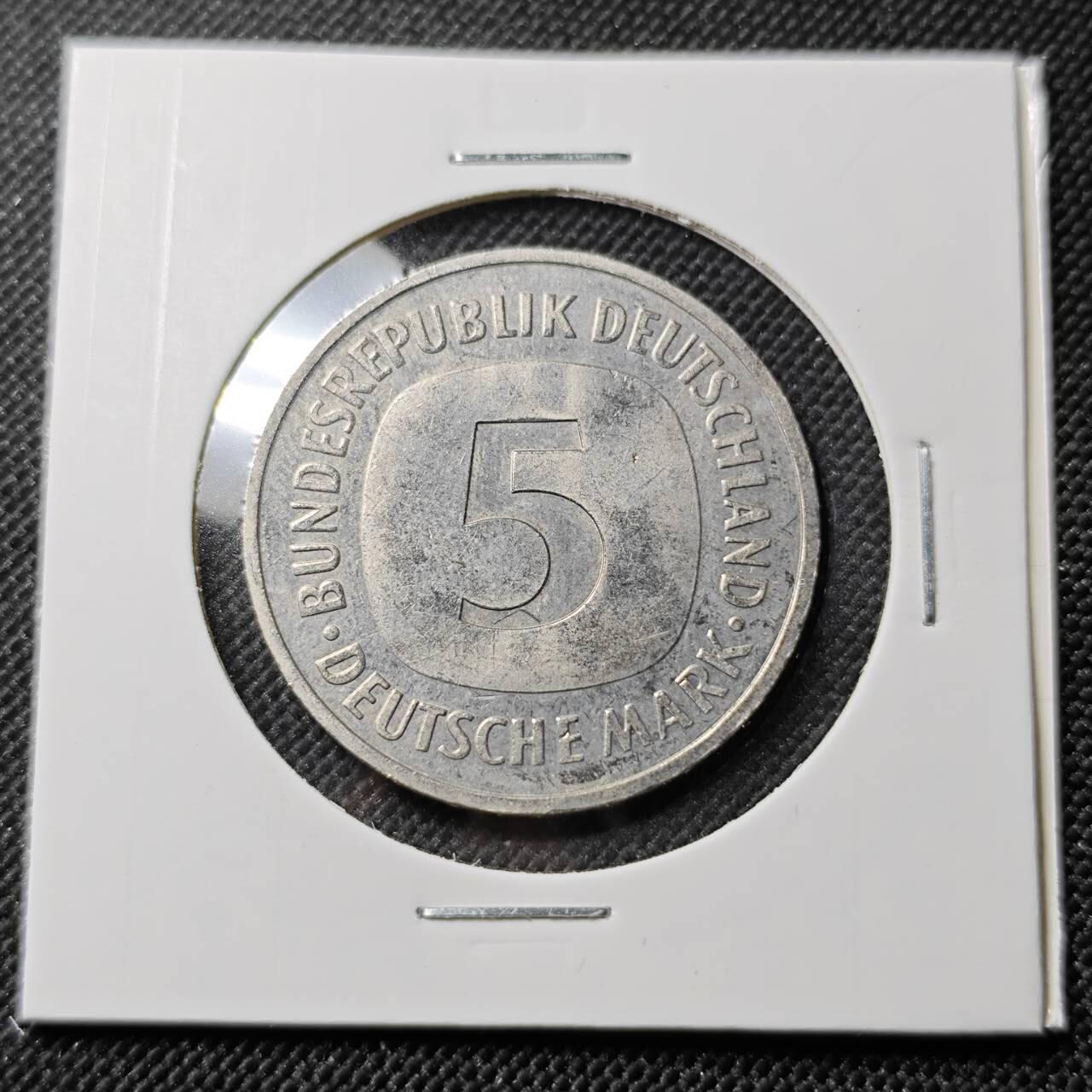 KK钱币收藏小铺  第387期  2月预留时间 周末发货  1990德国5马克 D版