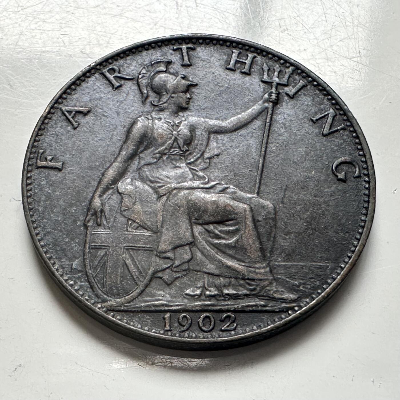 🌹外币初藏🌹🐯2026年第4场  每周二四六晚8️⃣点 接代拍 英国1902年一法新 须发清晰