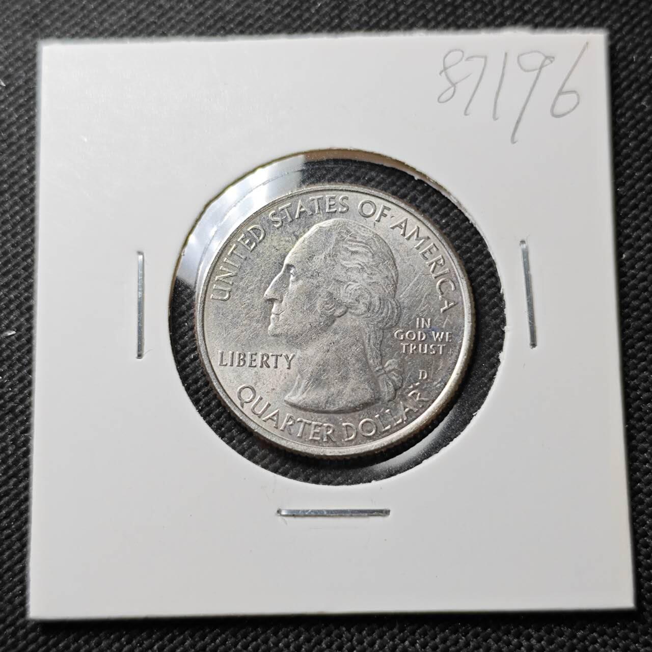 KK钱币收藏小铺  第387期  2月预留时间 周末发货  美国25分纪念币