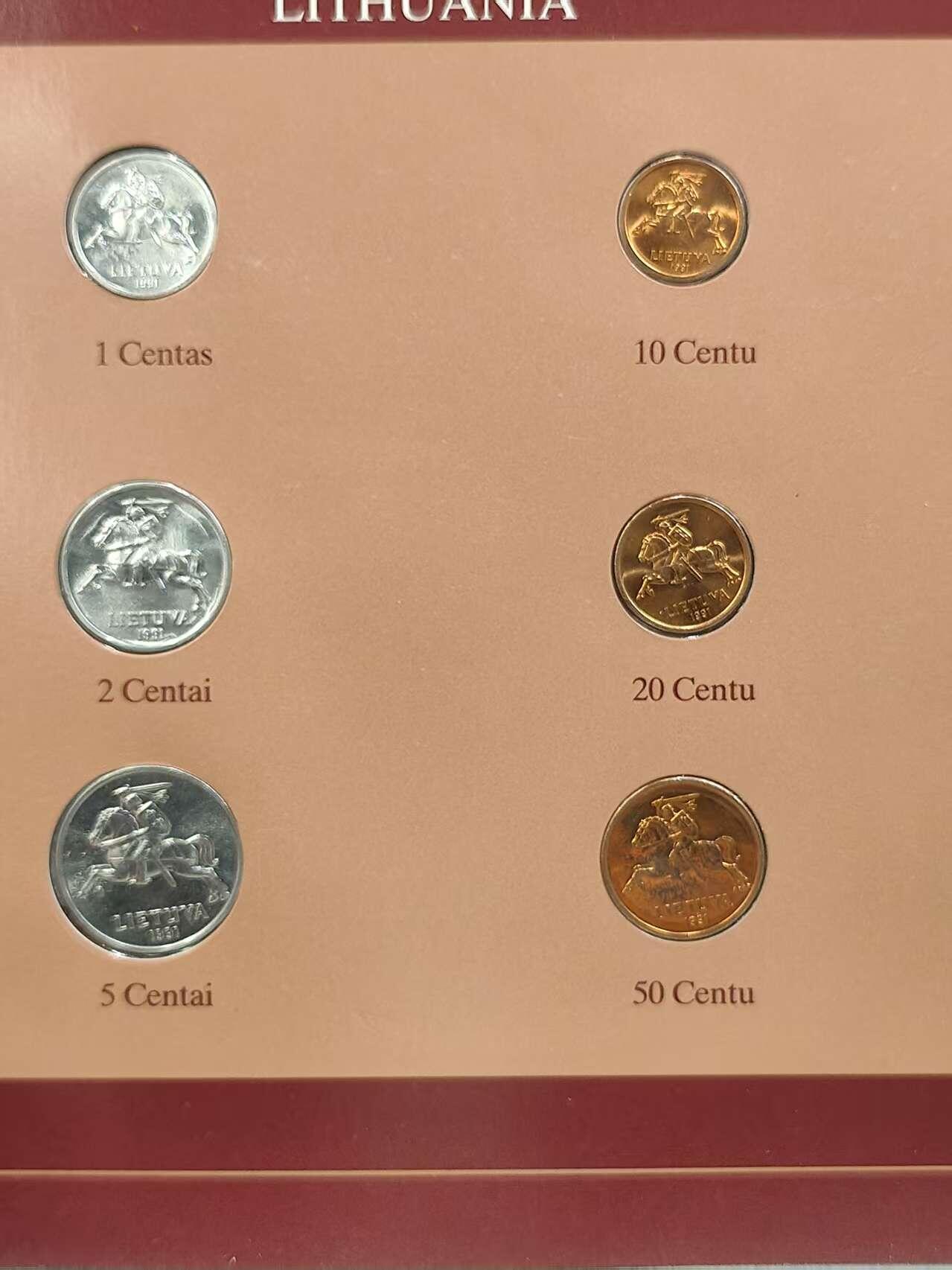 G&W世界散币，银币处理专场（第42场） 富兰克林-立陶宛6枚套