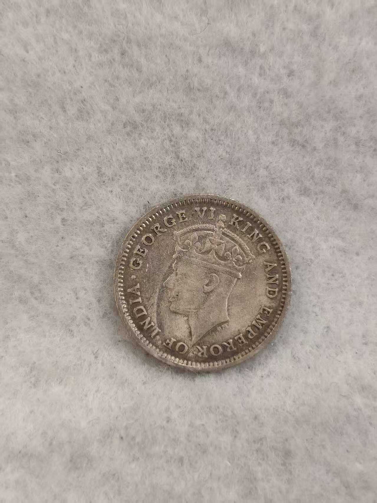 G&W世界散币，银币处理专场（第42场） 英属圭亚那1943年4便士  银币