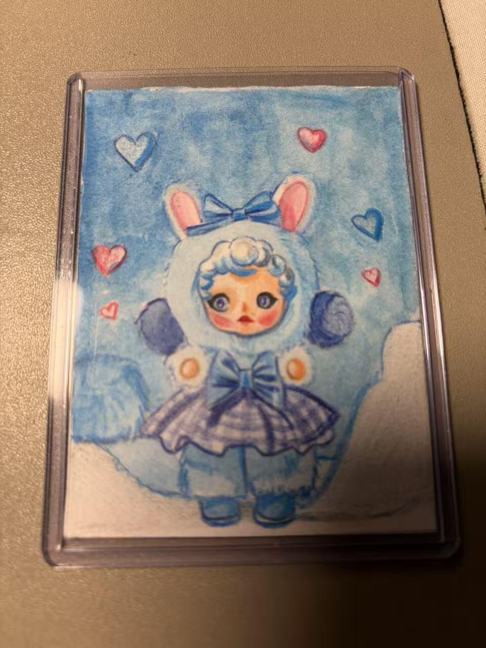 秋萤阁第40期 (1月7号周三晚上20点截拍，欢迎竞拍)  【手绘卡】泡泡