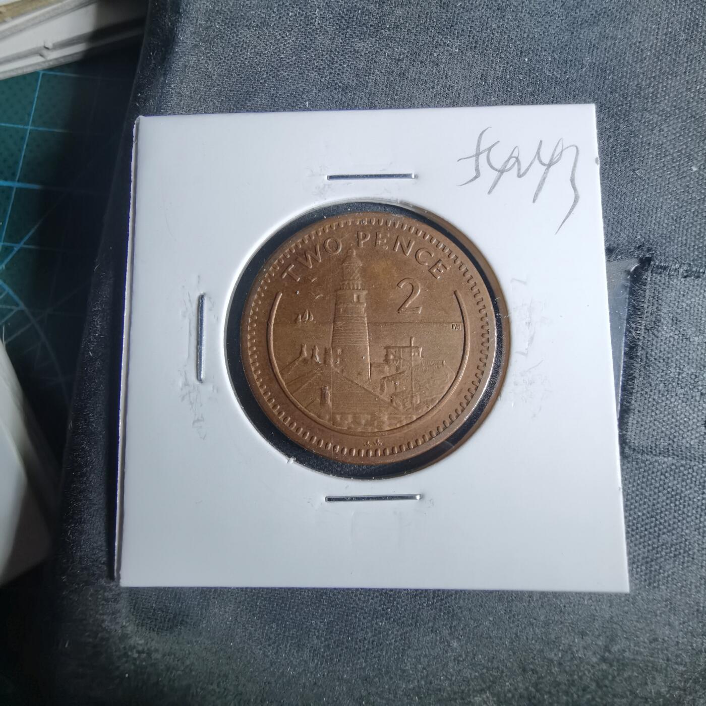 沼泽如烟--第954场 直布罗陀1998年2便士