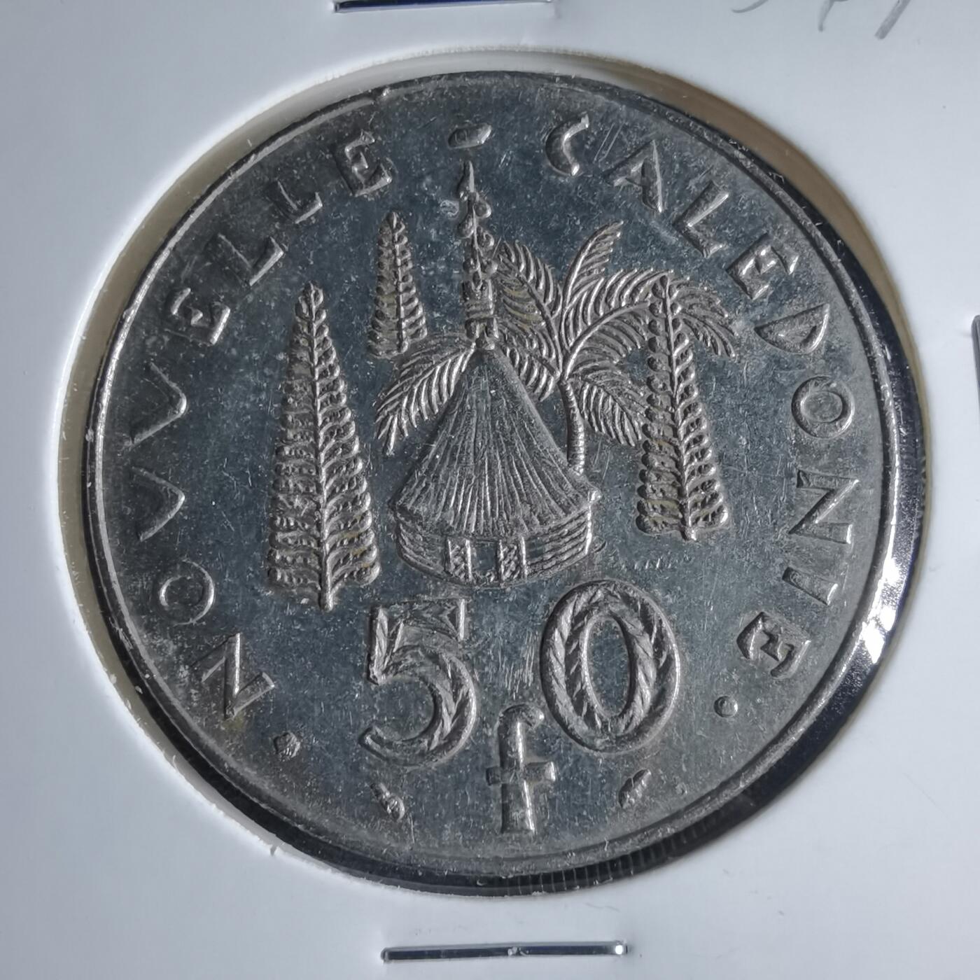 沼泽如烟--第954场 法属新喀里多尼亚1983年50法郎