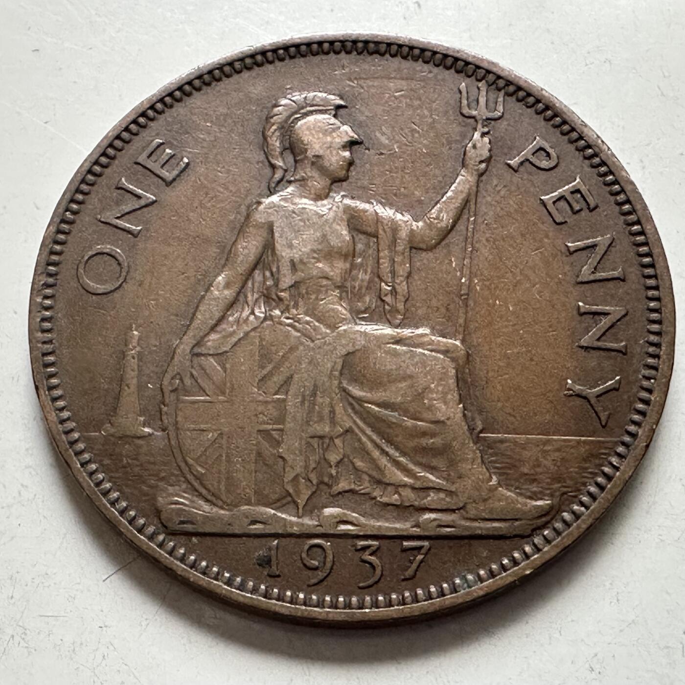 🌹外币初藏🌹🐯2026年第4场  每周二四六晚8️⃣点 接代拍 英国1937年一便士