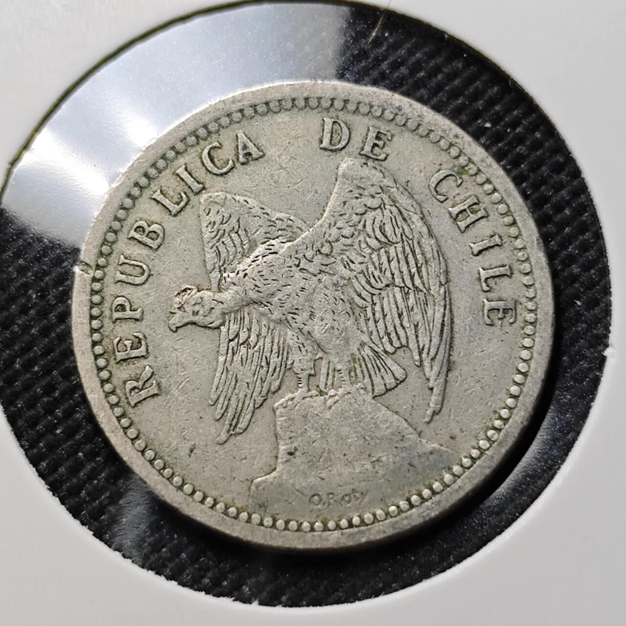 KK钱币收藏小铺  第387期  2月预留时间 周末发货  智利20分