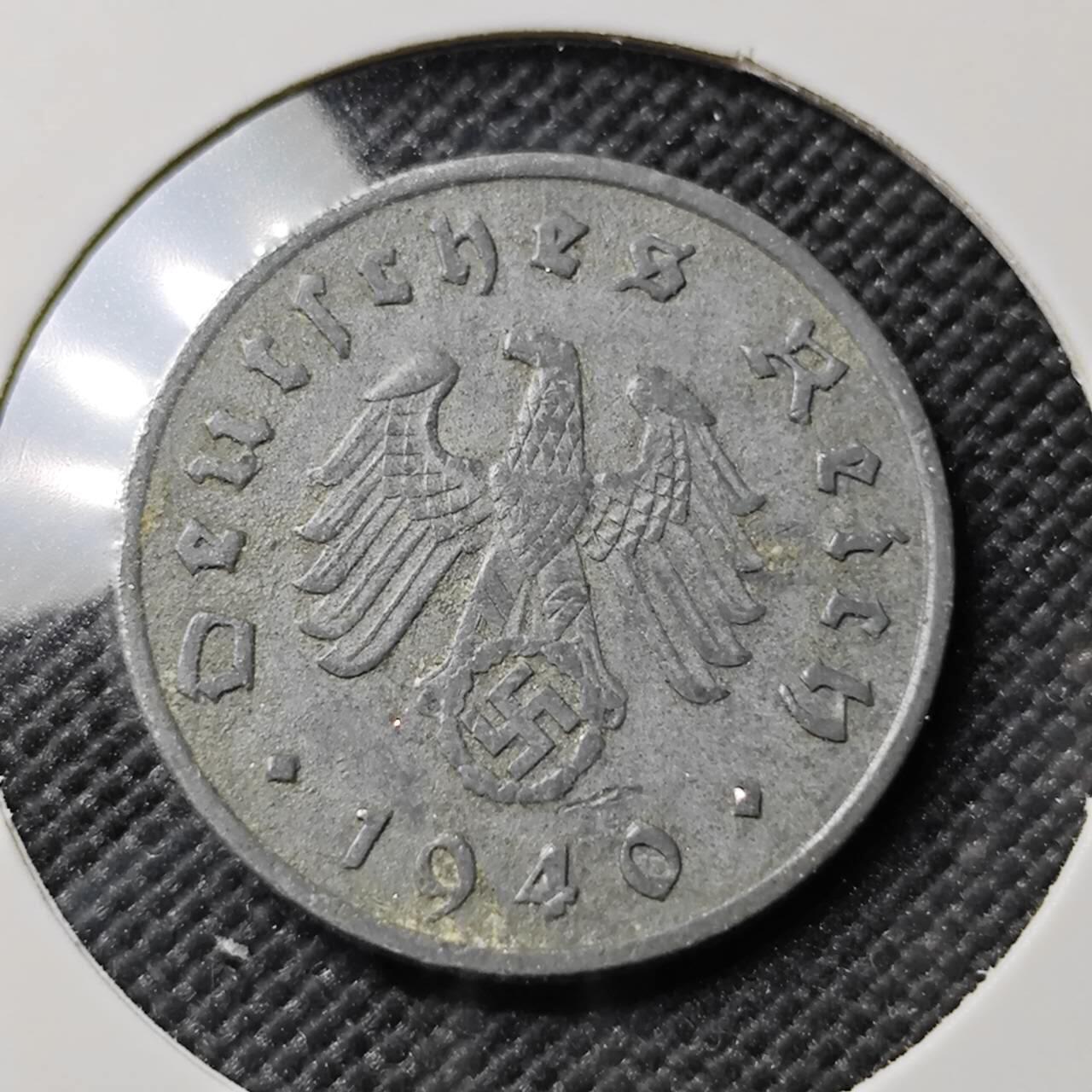 KK钱币收藏小铺  第387期  2月预留时间 周末发货  1940德国10芬尼