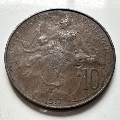 🌹外币初藏🌹🐯2026年第4场  每周二四六晚8️⃣点 接代拍 - 法国1917年十分