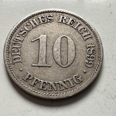 🌹外币初藏🌹🐯2026年第4场  每周二四六晚8️⃣点 接代拍 - 德国1899年10芬尼