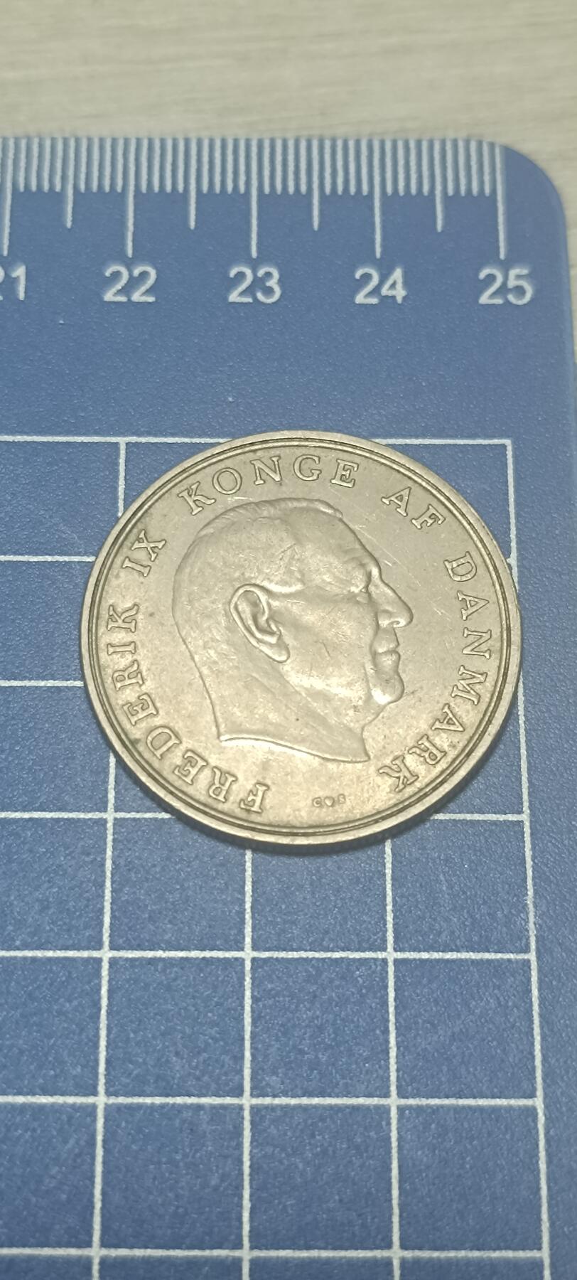 万国钱币阁第二场 丹麦5克朗大个镍币（偏黄是光线问题）